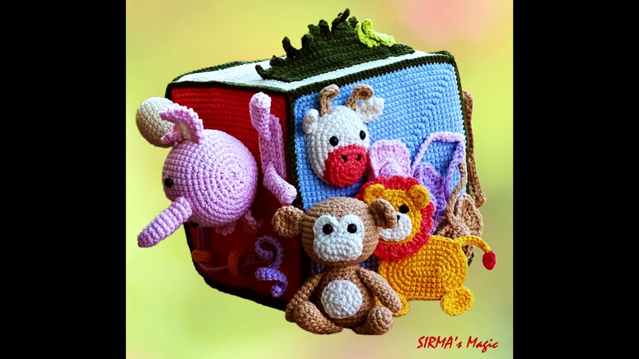 Activity Cube - Safari Animals