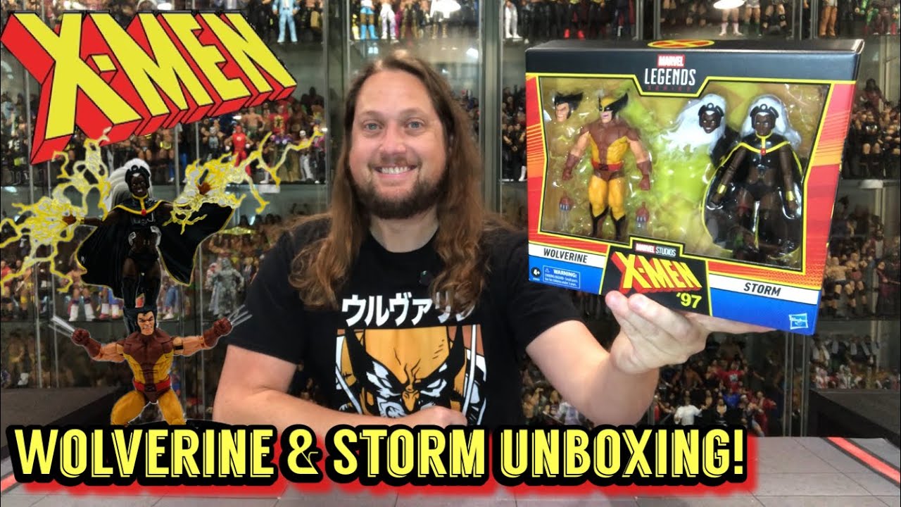 Wolverine & Storm X-Men 97 Marvel Legends Unboxing & Review!