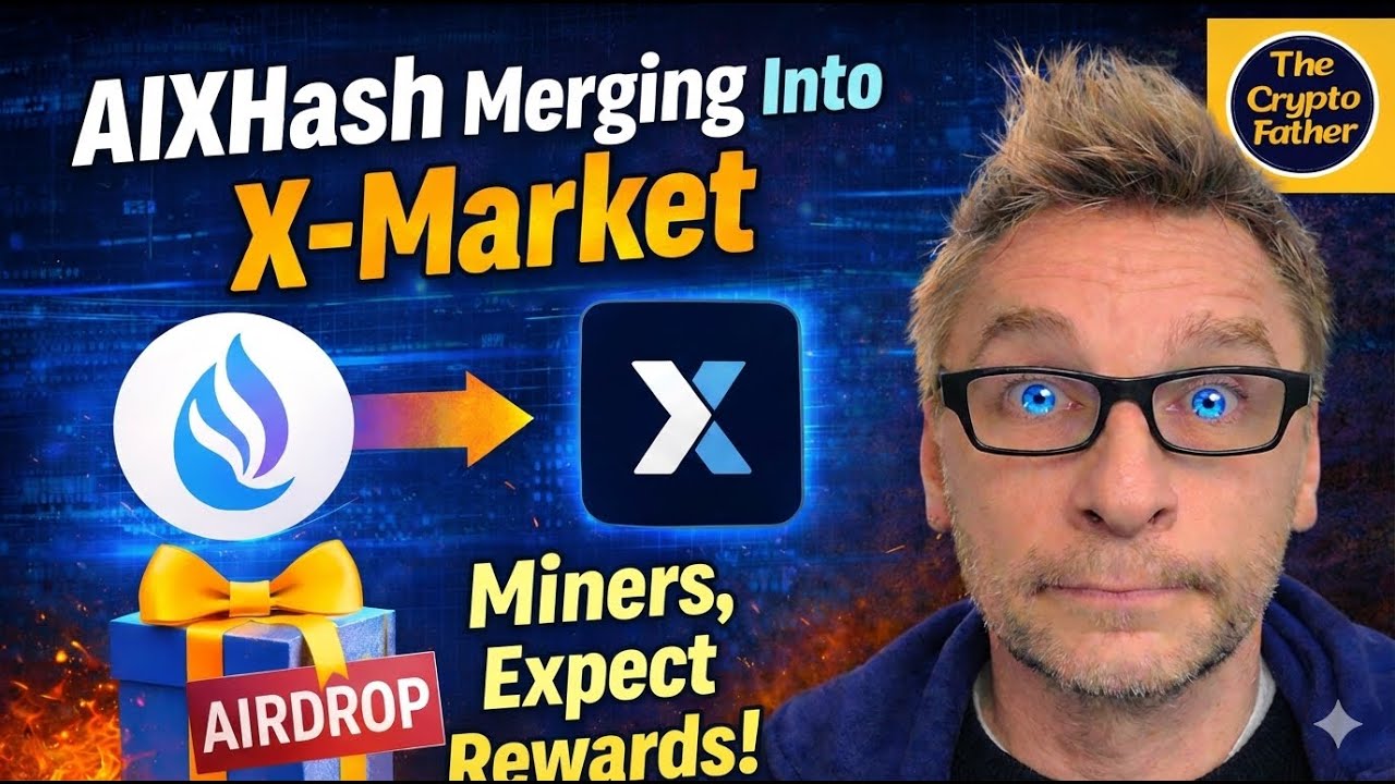AIX Hash Mining App Merg to Prediction Markets X Market #thecryptofather #telegramapp #telegrambot
