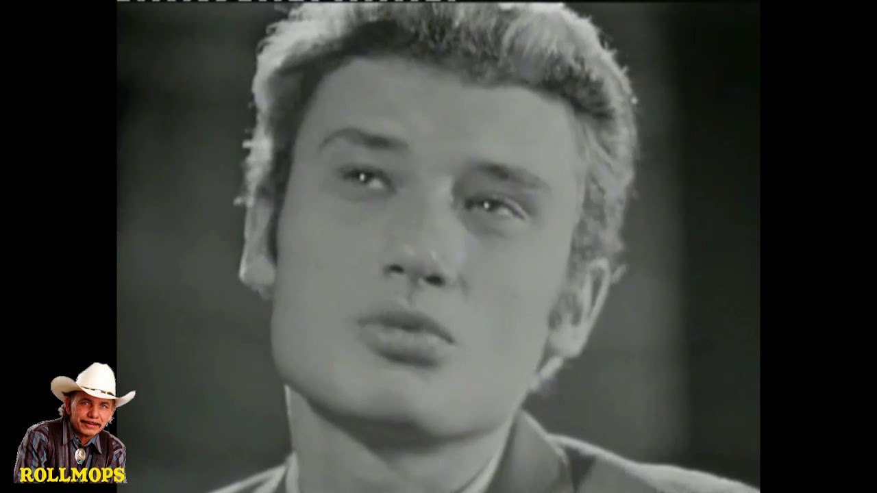 HOMMAGE A JOHNNY HALLYDAY DENISE GLASER ÉMISSION TÉLÉ DISCORAMA 1962 