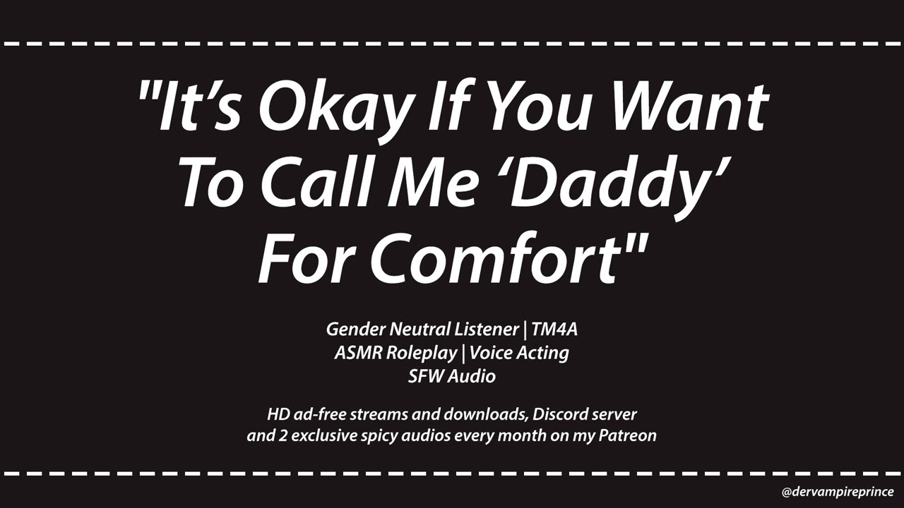 ASMR | Soft British Boyfriend Lets You Call Him Daddy [TM4A] [Romantic comfort]