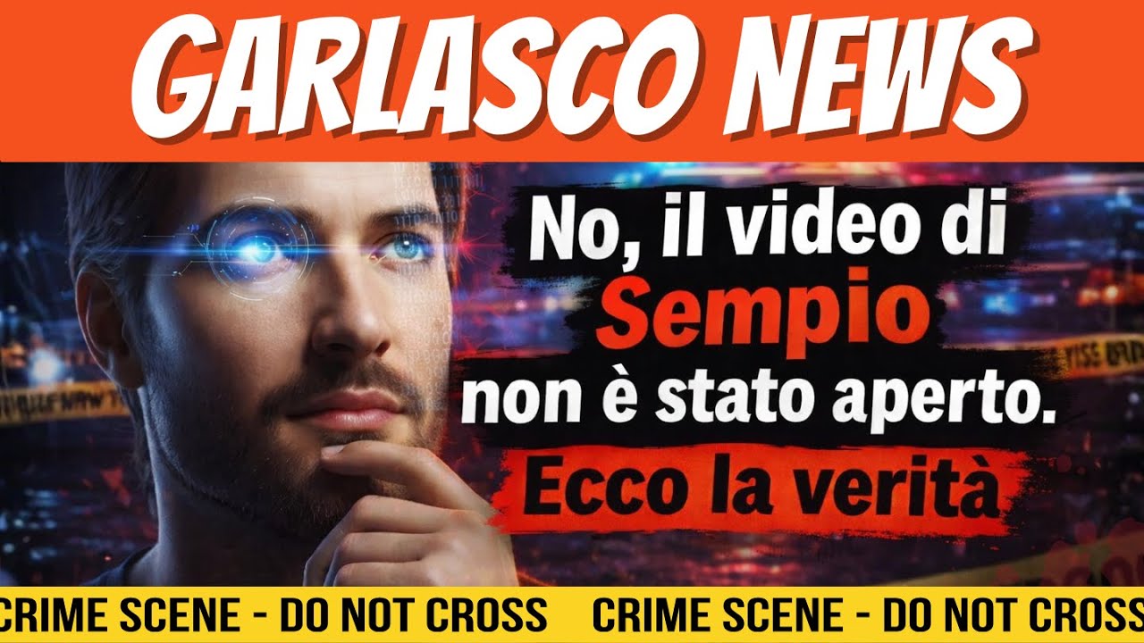 GARLASCO, in realt&agrave; il video di Sempio non fu aperto!