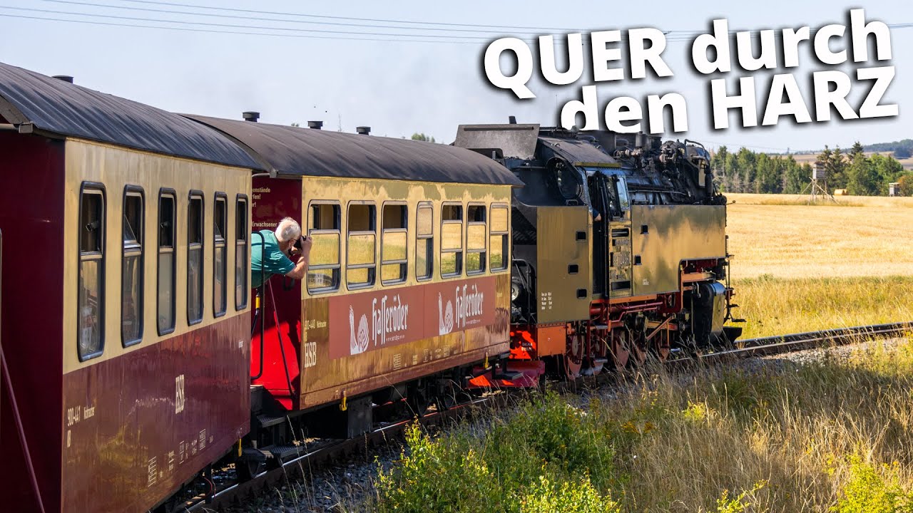Mit der HSB durch den Harz von Quedlinburg bis Nordhausen - Selketalbahn und Harzquerbahn