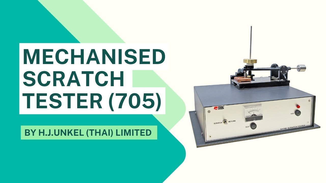 Mechanised Scratch Tester (705)