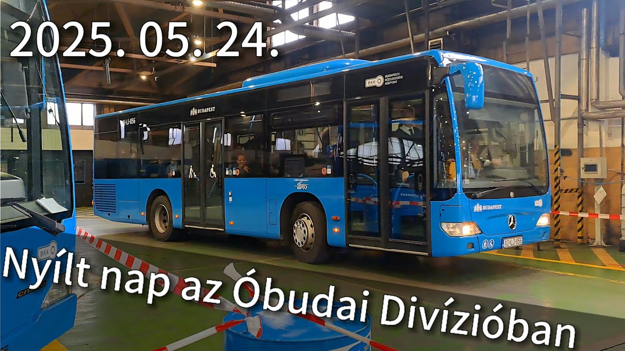 Utazás egy Mercedes-Benz Citaro K -val az Óbudai autóbuszgarázsban!