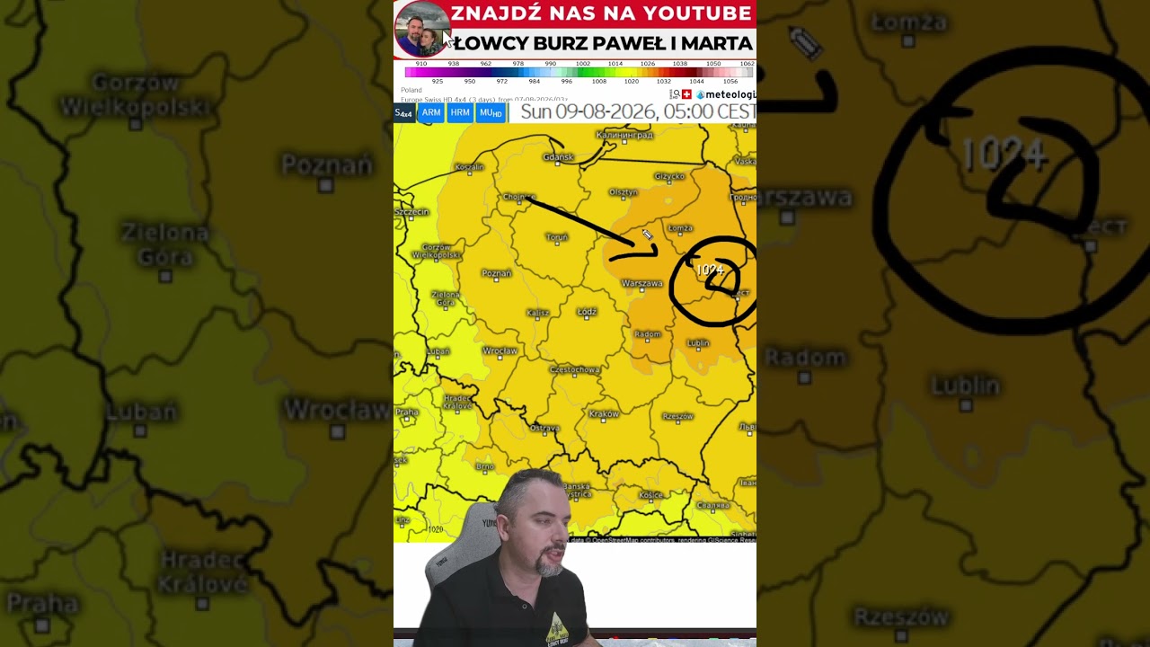 Quick weather forecast for Saturday and the night #weather #poland #short #forecast