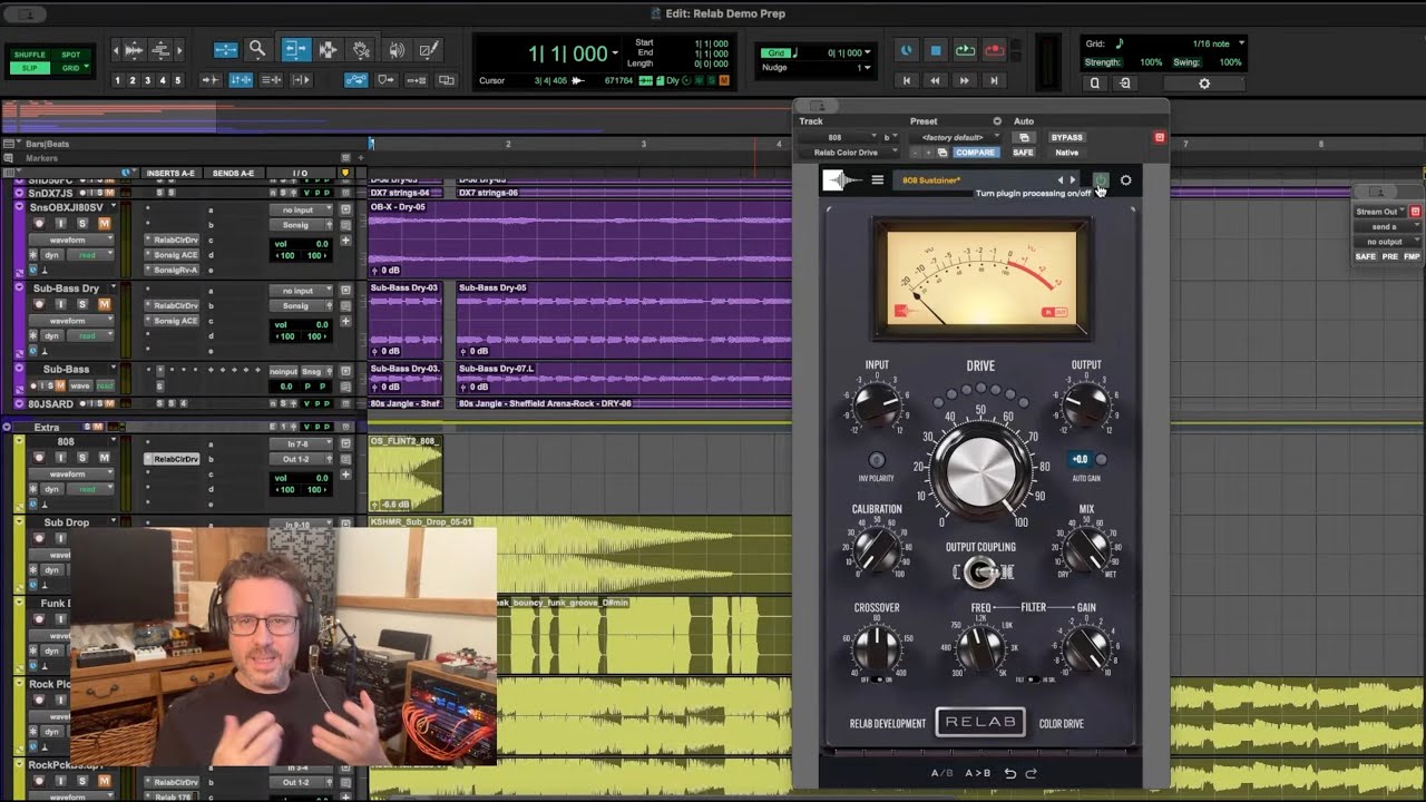Relab Color Drive: Tube & Transformer Low-End Tone from the Relab 176 Circuit