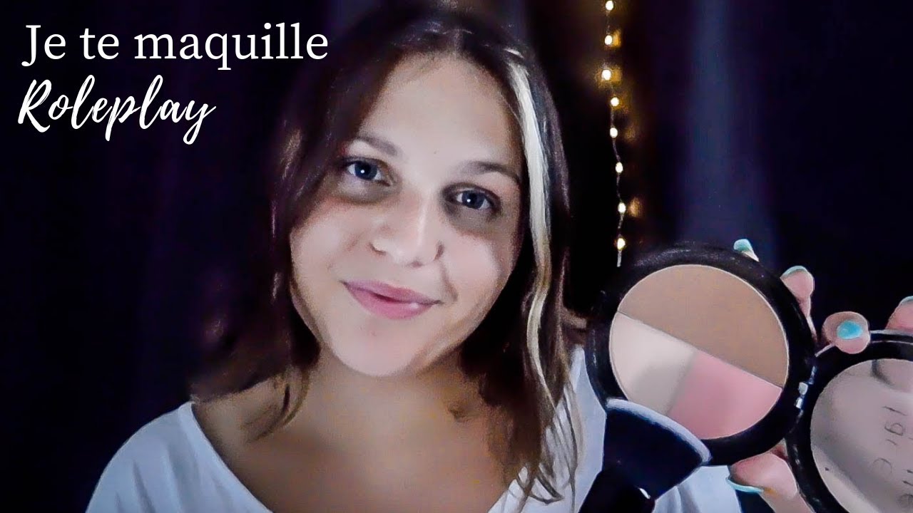ASMR FRANÇAIS⎪ROLEPLAY Je te maquille pour une soirée d'été 💄☀️ (Attentions Personnelles)