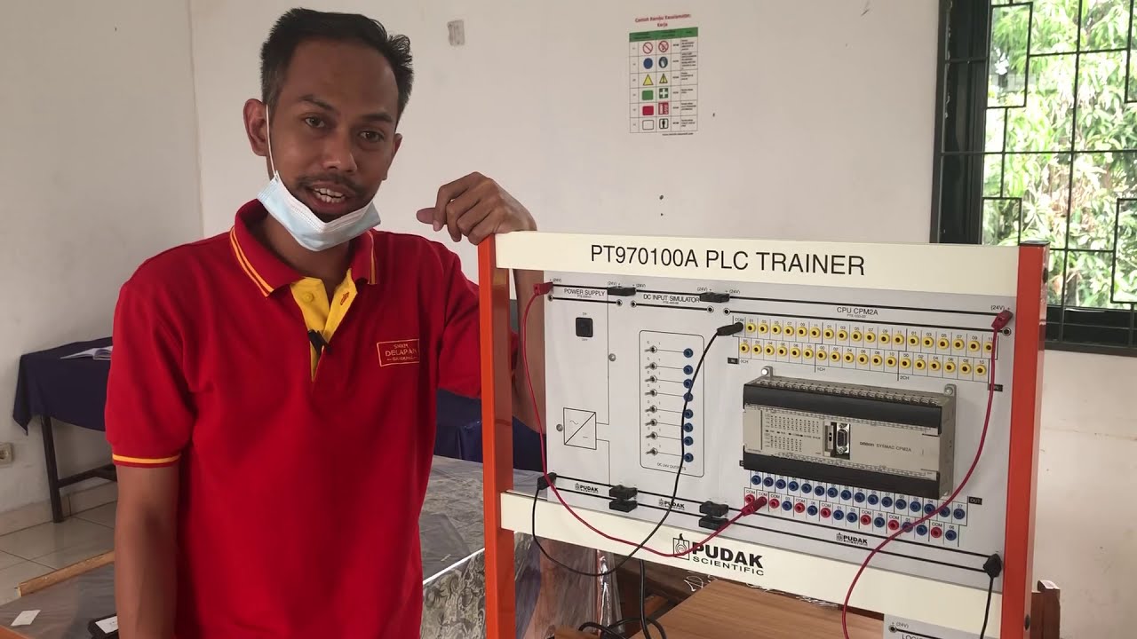 wiring Logika AND PLC Omron CPM2A