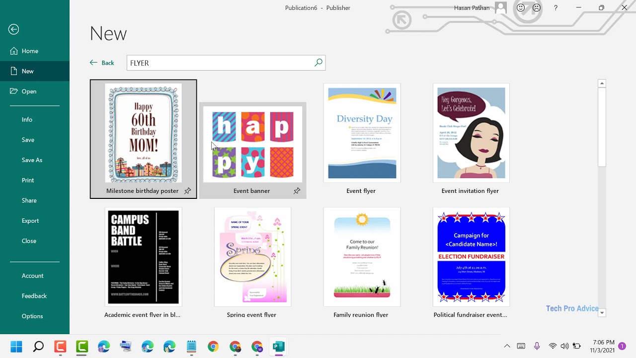 How to Create Flyer in MS Publisher