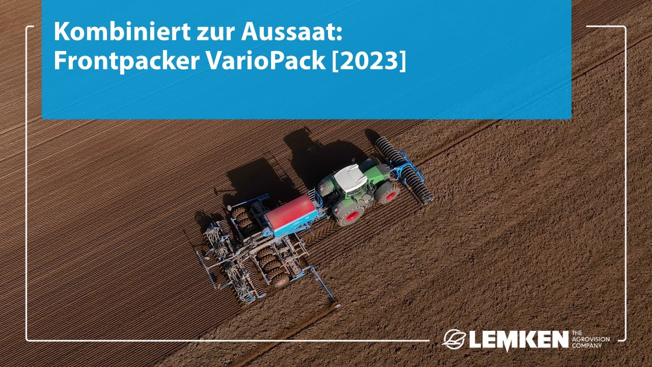 Combined for sowing: VarioPack front furrow press [2023]