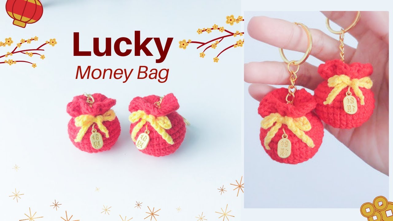 Crochet Lucky Money Bag - Happy Lunar New Year | NHÀ LEN