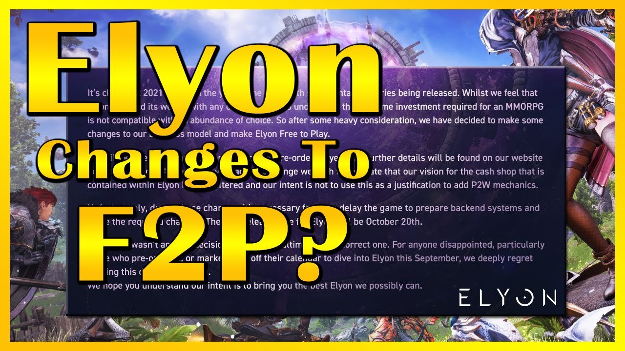 ELYON Is Now F2P?