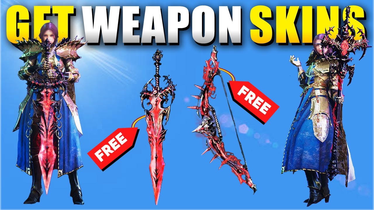 Throne and Liberty How to Get FREE Weapon Skins / Cosmetics from Shop (New Halloween Weapon Skins)