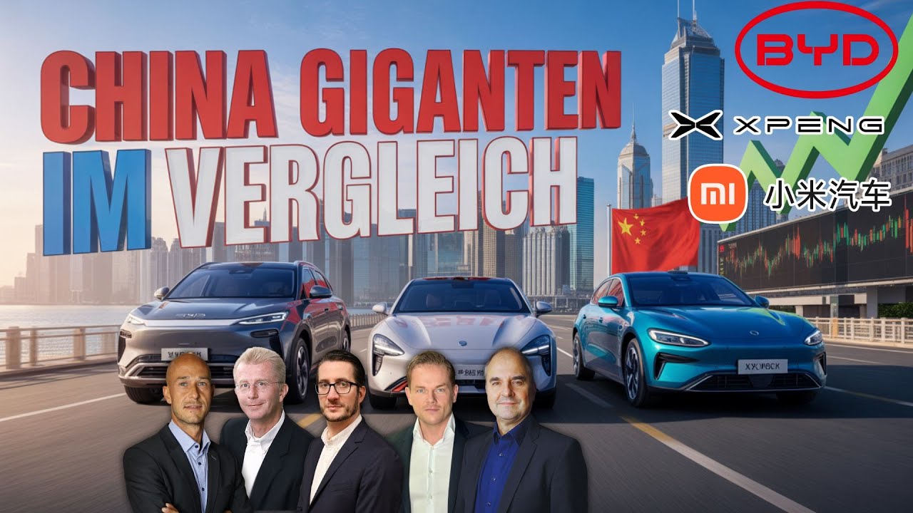 China-Giganten mit Potenzial: BYD vor Bodenbildung, Xpeng als Chance &ndash; Xiaomi im Vergleich