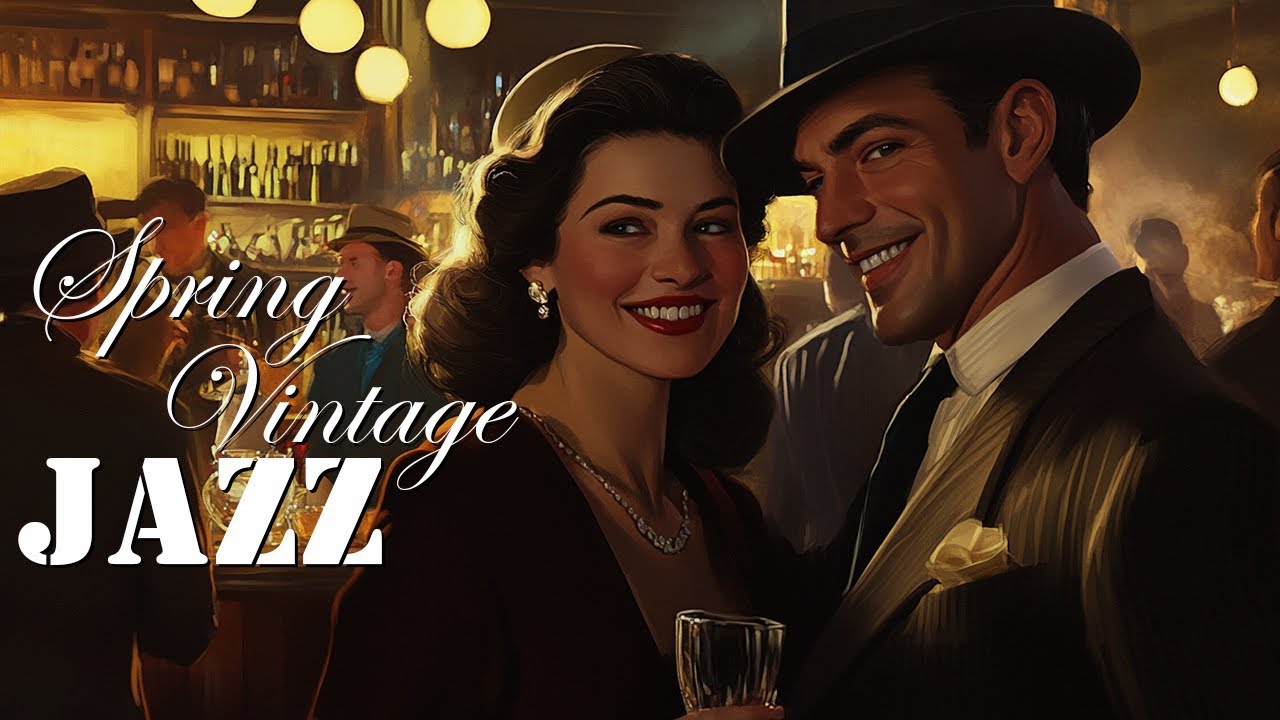 Vintage 1950s Jazz | Spring Evening Glow with Timeless Instrumentals