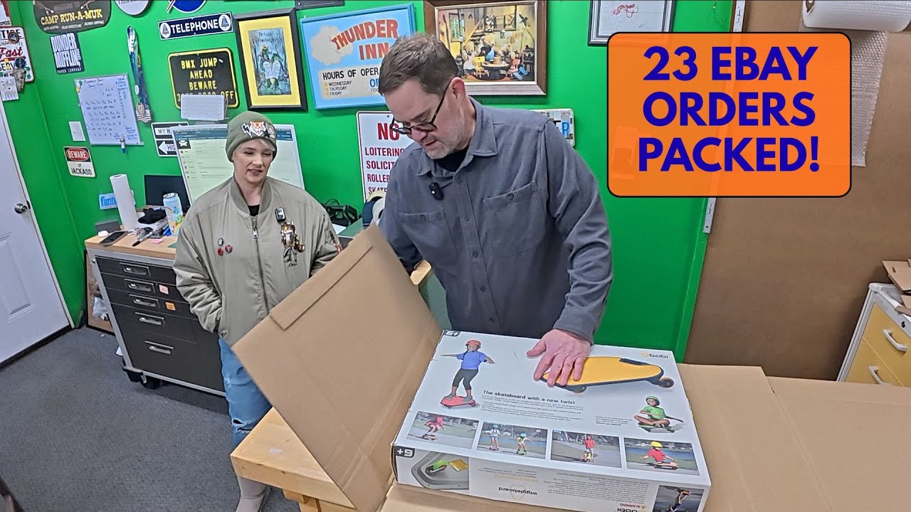 How We Pack 23 EBAY Orders - Step by Step