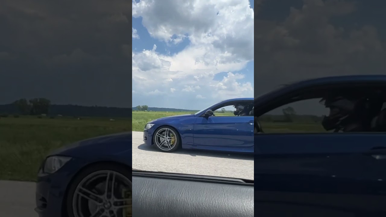 550hp BMW 335i vs 400hp Subaru WRX STi! #subaru #bmw #335i #wrx #wrxsti
