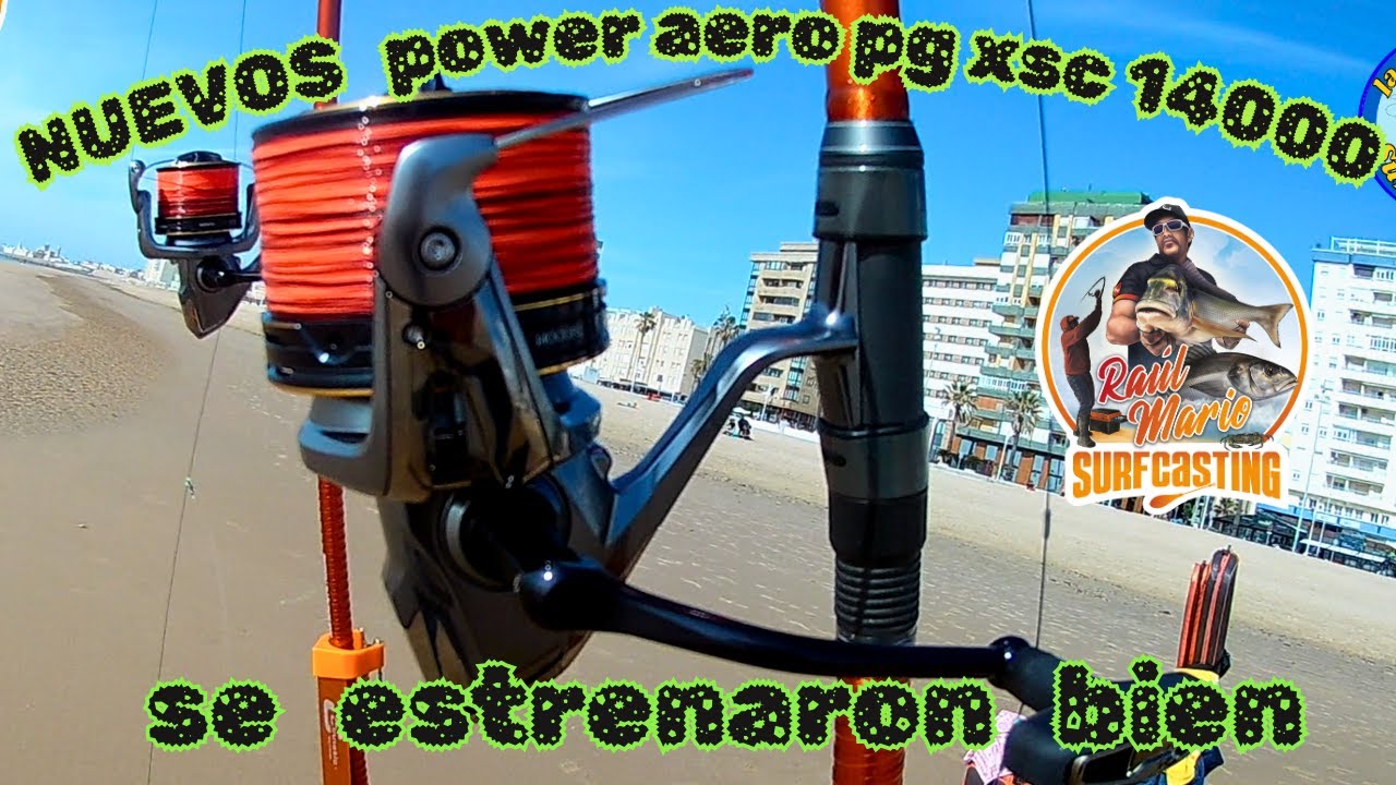 NUEVO  EQUIPO !!! esta vez son los fabulosos SHIMANO POWER AERO PG 14000 XSC  le di un buen estreno