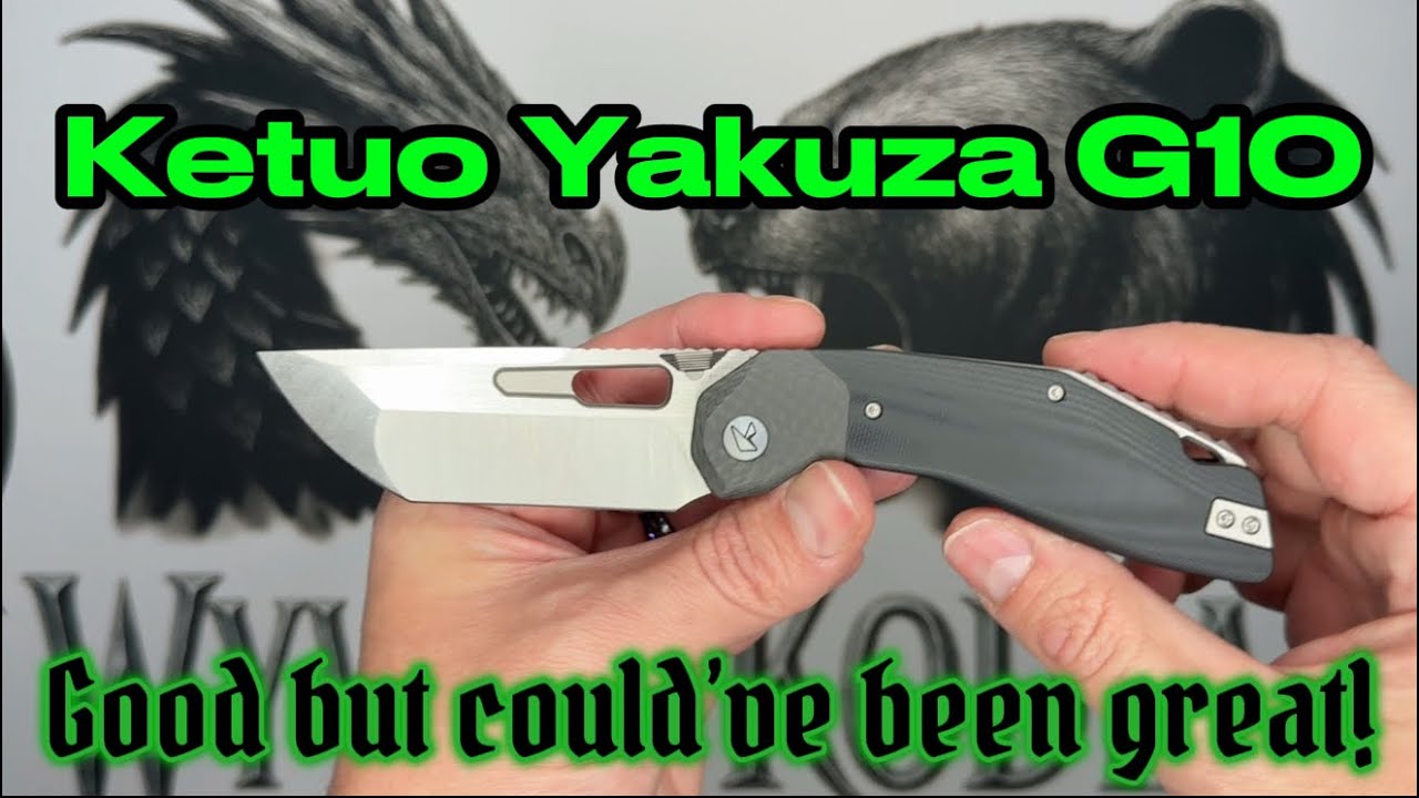 Ketuo Yakuza G10- Very good knife, but it could have been great! It's the small things- #knifereview