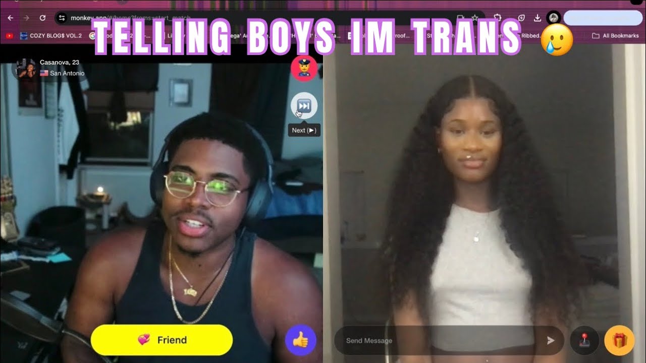 TROLLING ON MONKEY | TELLING BOYS I’M ?!!