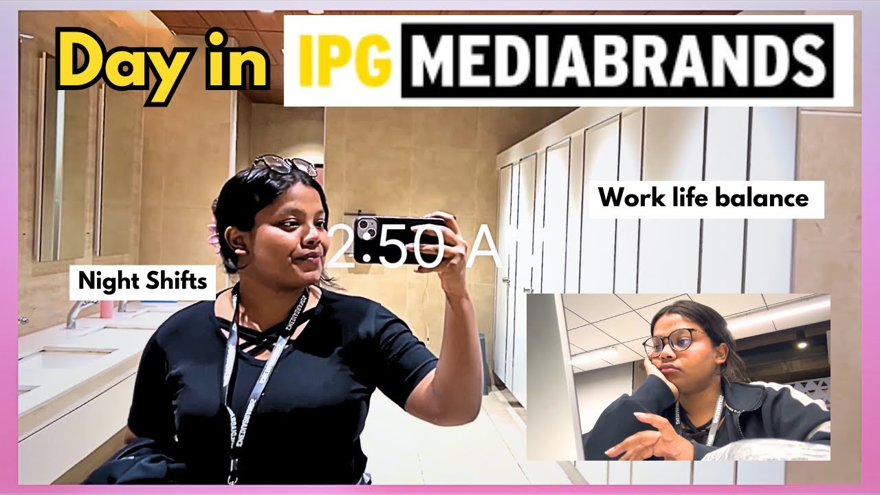 Night Shift Life at IPG Mediabrands 🌙 | 9 PM–6 AM Corporate Routine | Office Vlog | Anjali Rajput