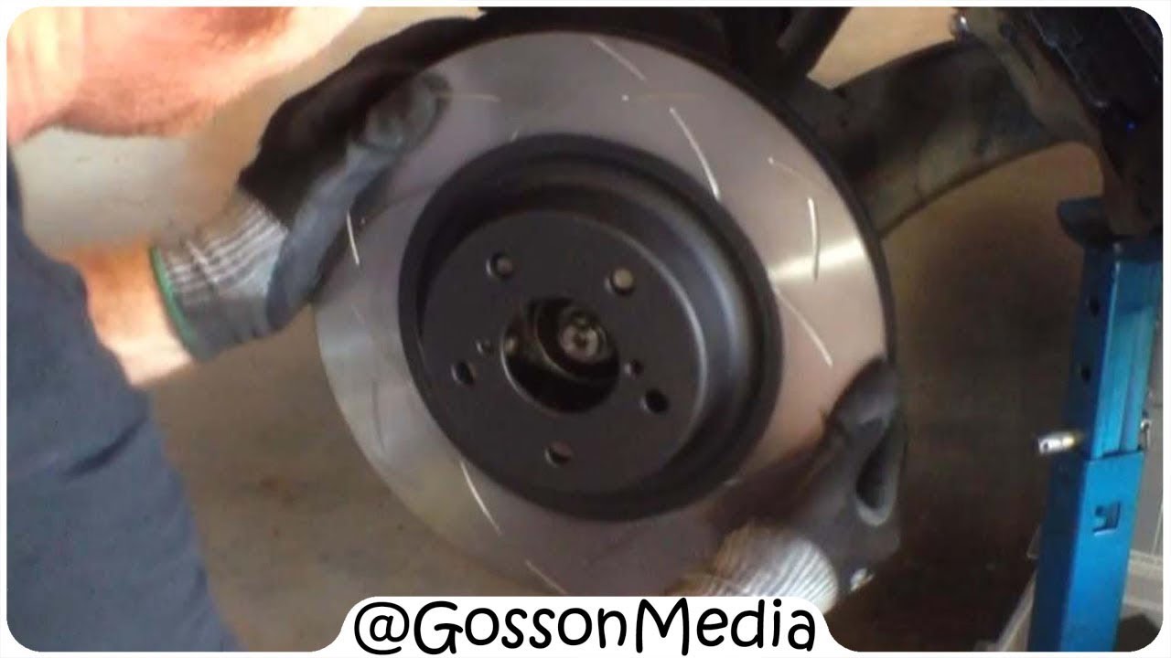 Replacing brake rotors on an MY99 WRX - DBA 4000 Series Slotted
