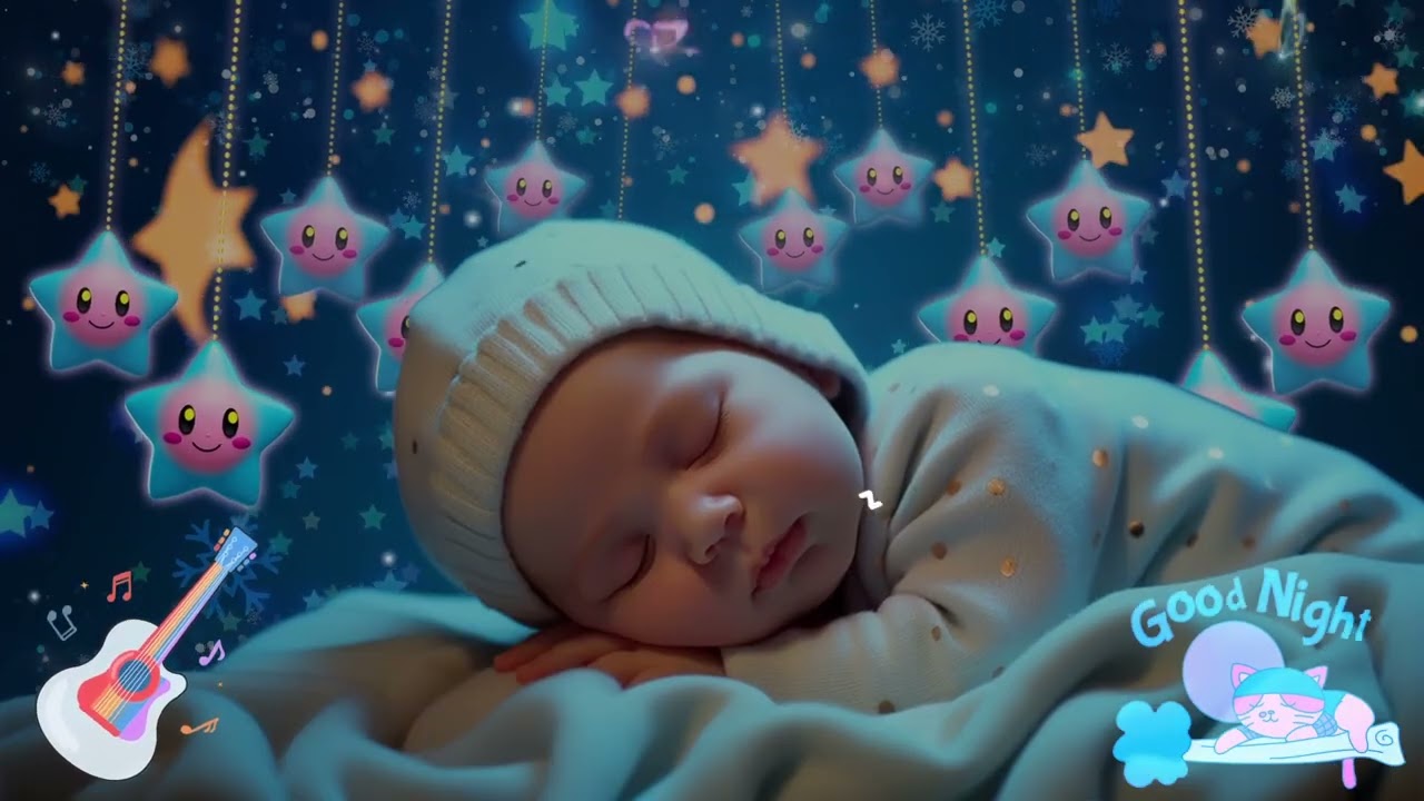 Fall Asleep in 3 Minutes 🌙 Baby Sleep Music with Mozart & Brahms Lullabies for Peaceful Rest
