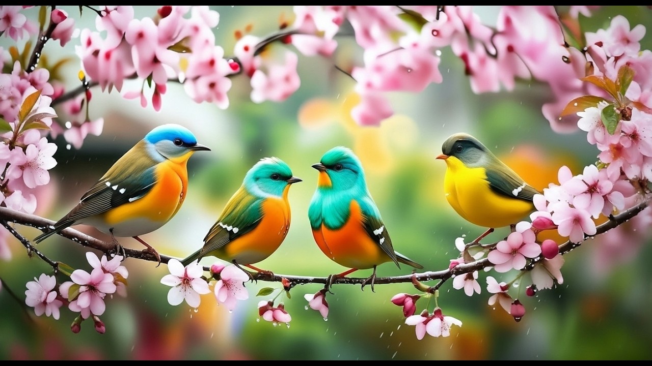 Beautiful Relaxing Piano with Bird Sounds | Calm Nature Music for Deep Focus & Healing