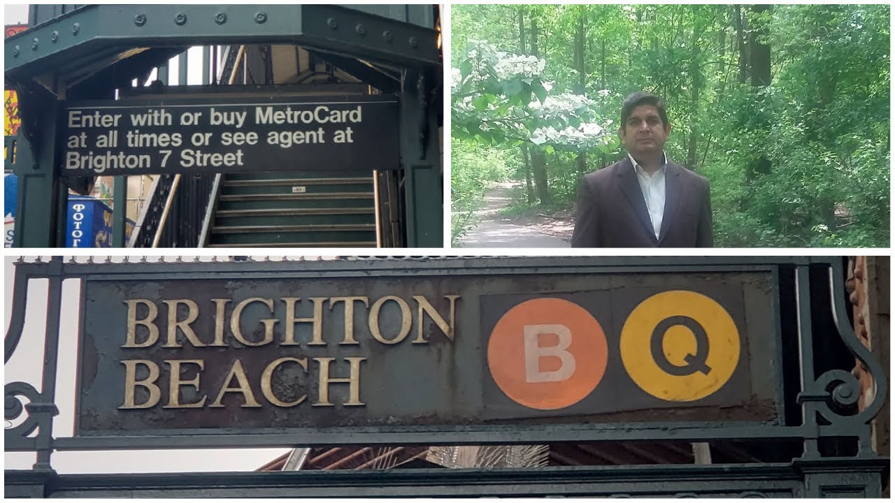 Visit By Train Brighton Beach to Sheepshead Bay Brooklyn New York USA | Subway | NYDESI TRAVELER