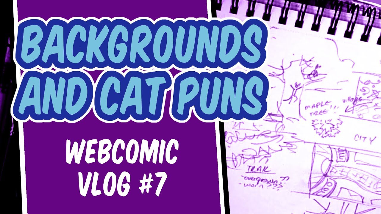 Planning Backgrounds for Your Comic - Webcomic Vlog #7
