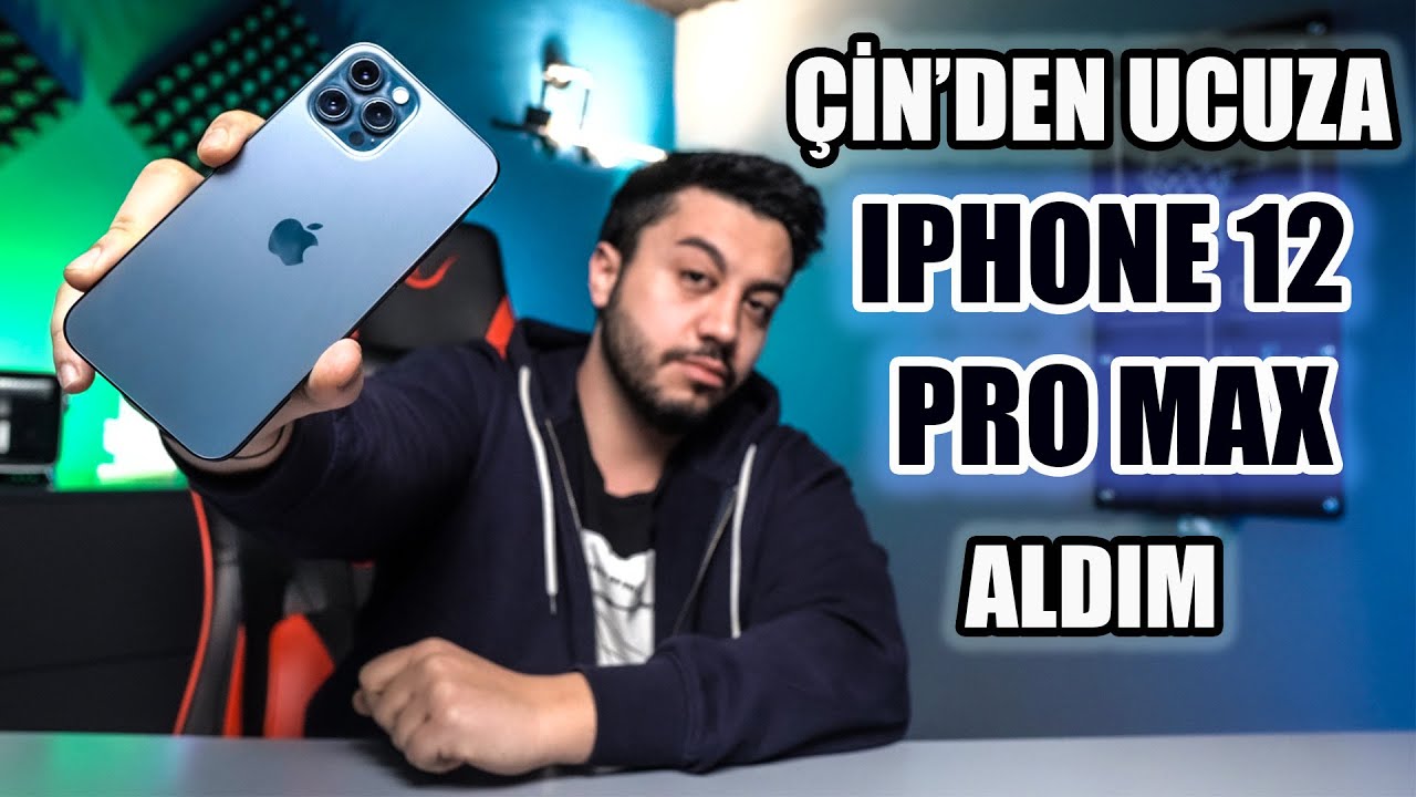 ÇİN'DEN UCUZA IPHONE 12 PRO MAX ALDIM !! - (Çift Sim Kartlı)