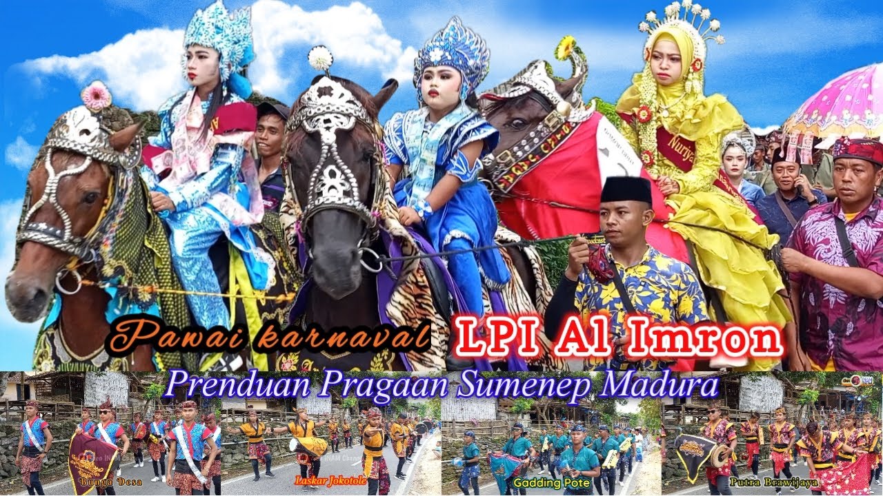 KUDA-KUDA 🐴🏇🐎 DAN TONGTONG SEREK PILIHAN IKUT MENYEMARAKKAN PAWAI KARNAVAL DI LPI AL IMRON PRENDUAN