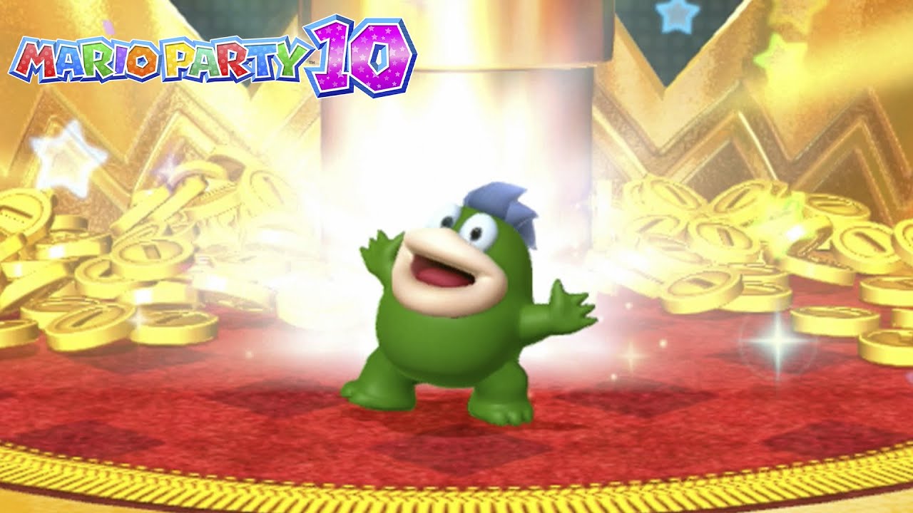 Mario Party 10 Coin Challenge - Spike vs Luigi vs Mario vs Waluigi #72