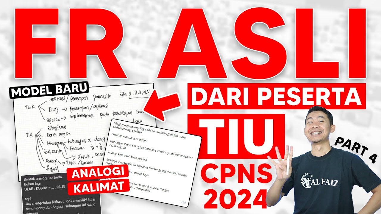 SOAL CPNS 2024 TIU ANALOGI KALIMAT