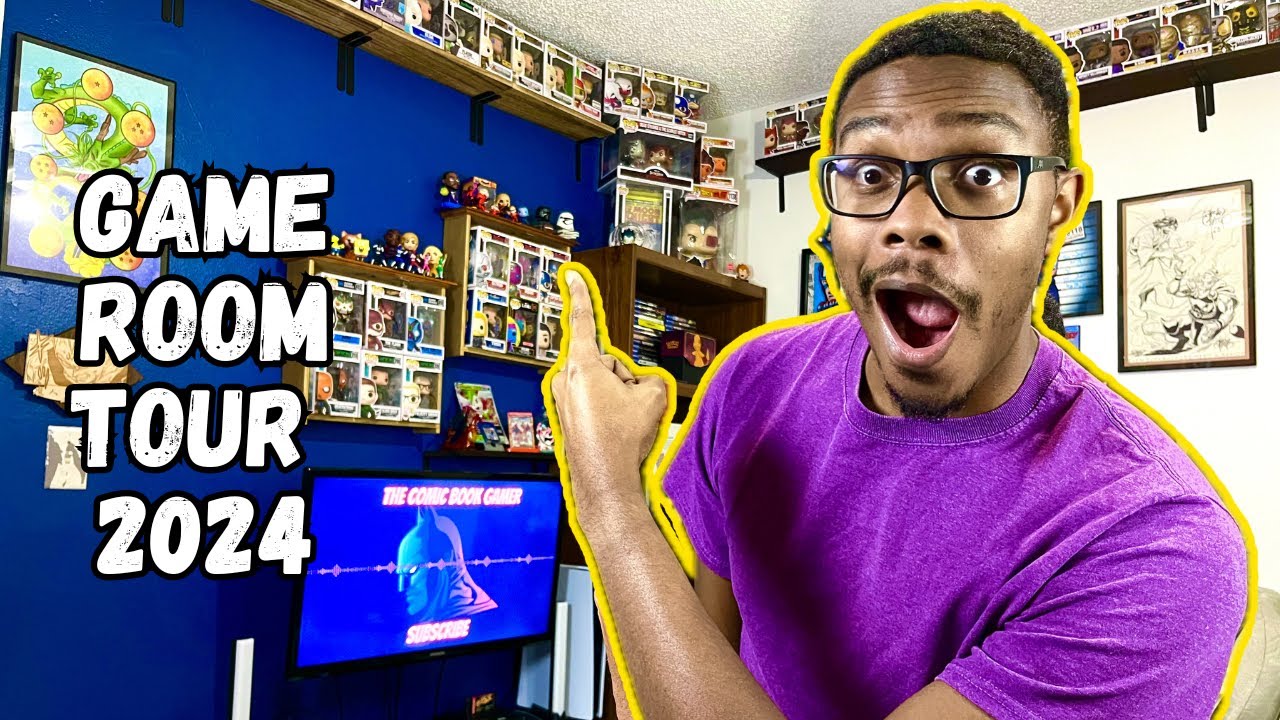 2024 Game Room Tour - (Games, Funko, Comics, Statues, and more)