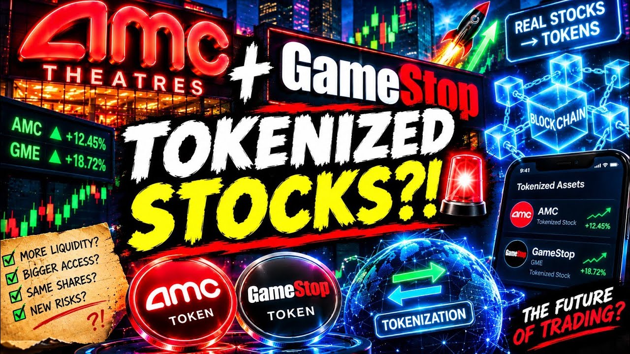 AMC + GME 🚨 ШОКИРУЮЩАЯ ПРАВДА О ТОКЕНИЗИРОВАННЫХ АКЦИЯХ?! Решение SEC меняет всё!