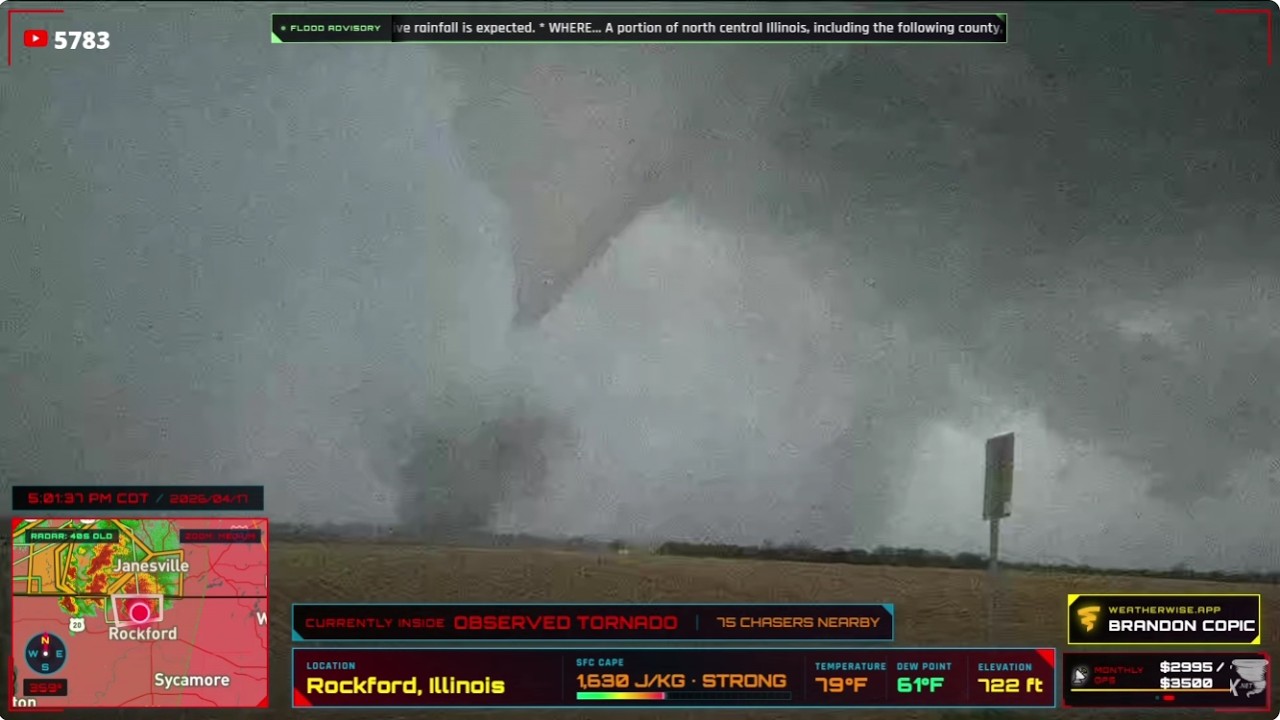 🔴LIVE: Conditional Tornado & Severe Storm Threat &ndash; Illinois