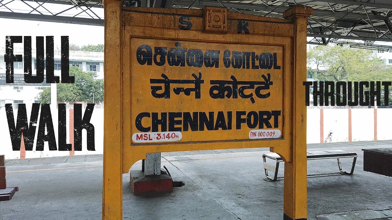 Pov chennai fort 4k walk-through|chennai walktour|camera walk