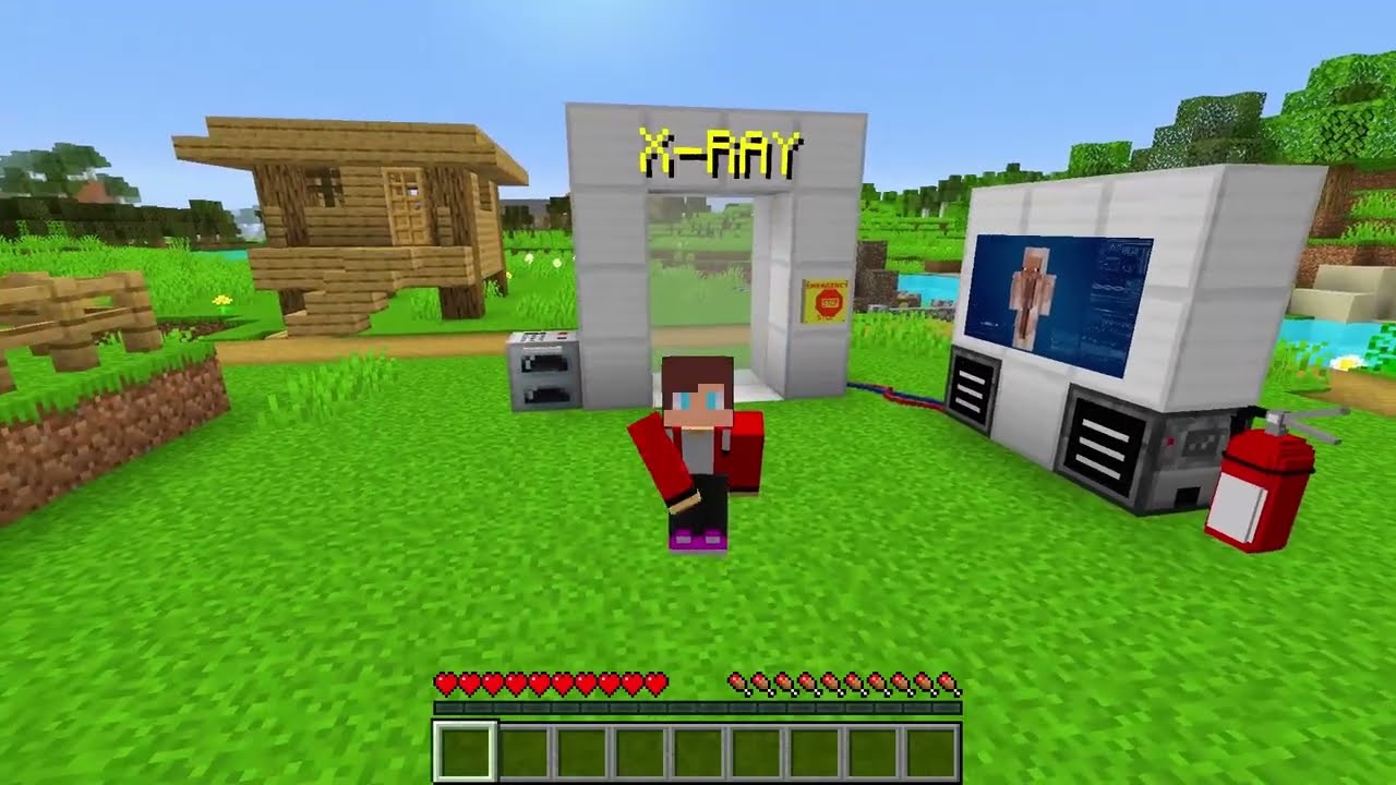 JJ Created an X-RAY To Find Mikey’s Secrets in Minecraft! (Maizen)