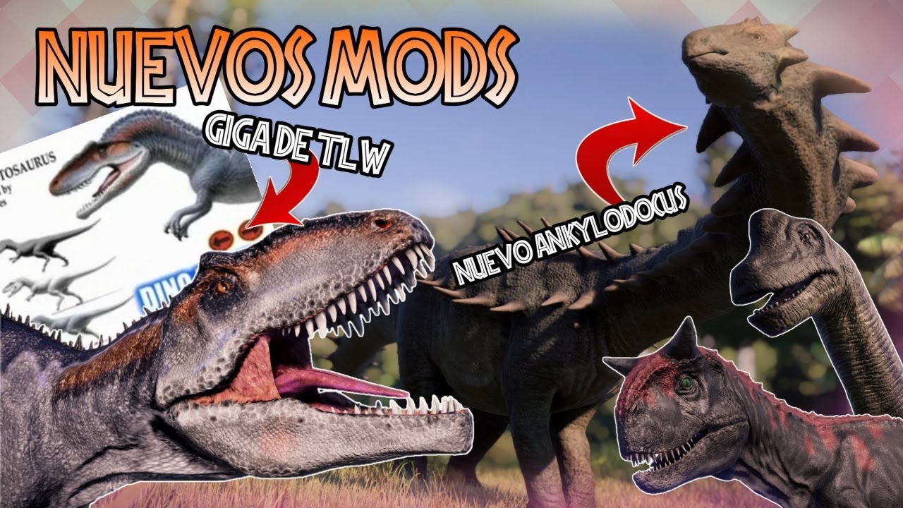 ¡GIGANOTOSAURUS DE THE LOST WORLD! + Demon Carno / Nuevo Ankylodocus - Jurassic World Evolution.