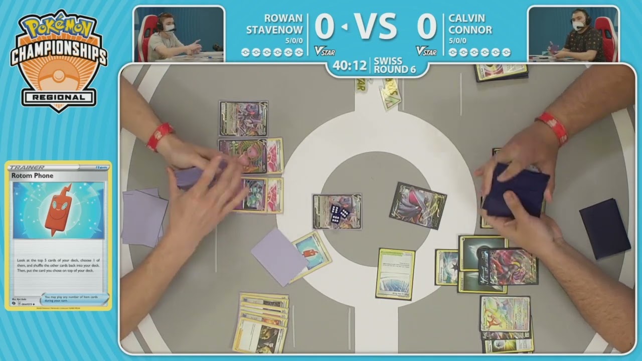 TCG Rowan Stavenow Vs Calvin Connor 2022 Pokémon Vancouver Regional Championships Swiss R6