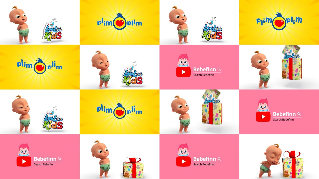 LooLoo kids, BEBEFINN Search and Plim Plim Logo Intro Over 1 Million Times