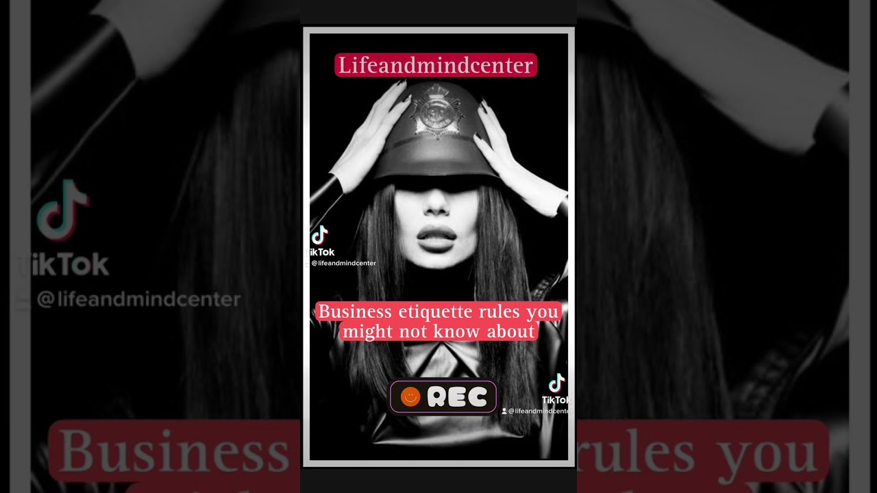 Business etiquette rules you might not know about