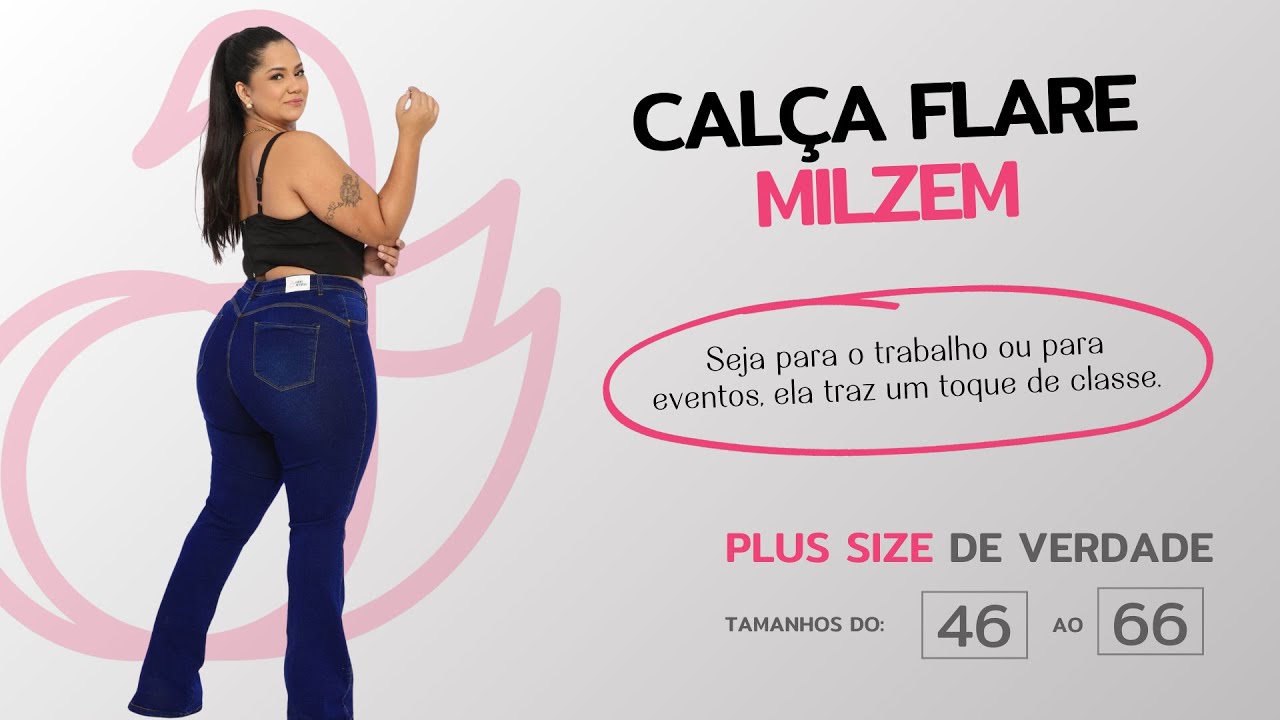 Cal&ccedil;a Flare Milzem: Charme e Alongamento para um Visual Sofisticado | Ane Jeans