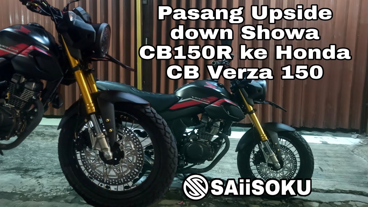 Pasang upside-down Showa ke Honda CB Verza 150 result - SAiiSOKU