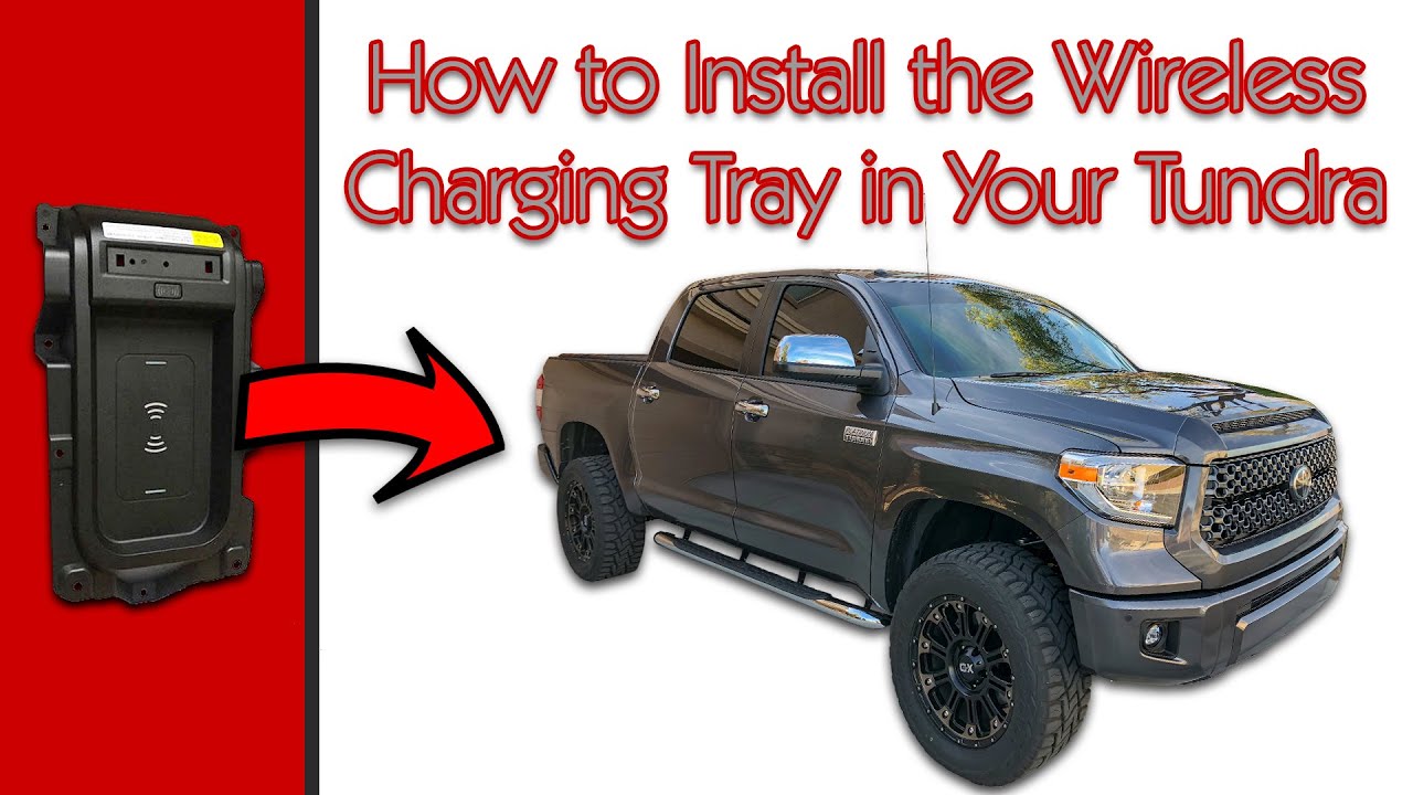 How to Install the Wireless Charging Tray in Your Tundra [4K]
