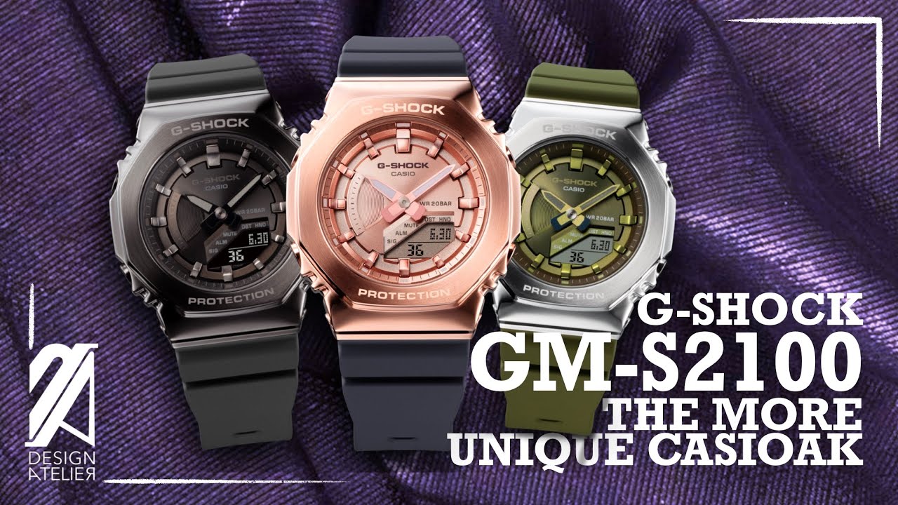 The New G-Shock GM-S2100, The More Unique Casioak (GM-S2100 Collection)