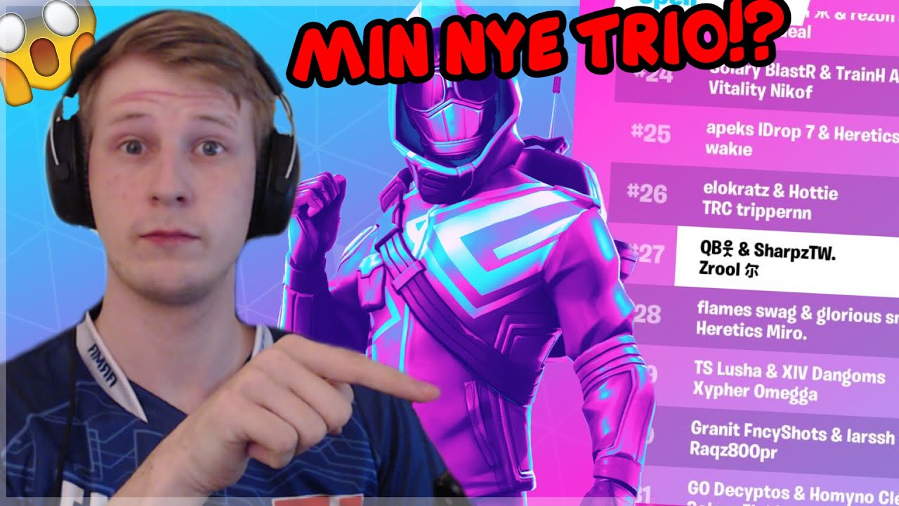 27. PLADS I FØRSTE TURNERING MED MIN NYE TRIO (Trio Cash Cup Highlights) | Zrool