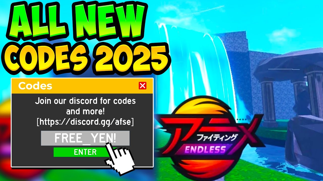 ВСЕ РАБОЧИЕ КОДЫ ДЛЯ ANIME FIGHTING SIMULATOR ENDLESS ROBLOX - Все новые коды AFS Endless 2025!